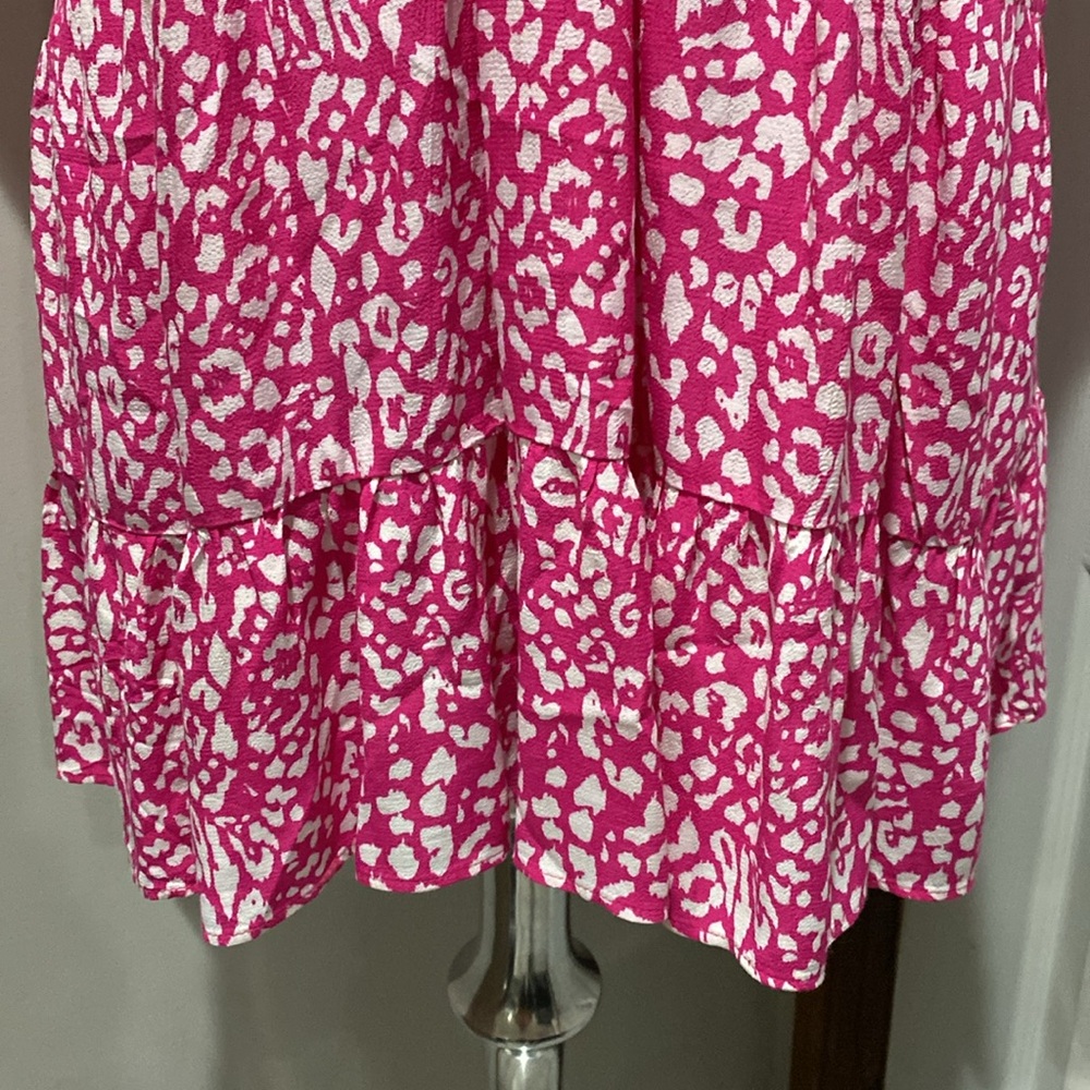 COPY - Zara - Pink & White Mink Dress - Picture 5 of 7